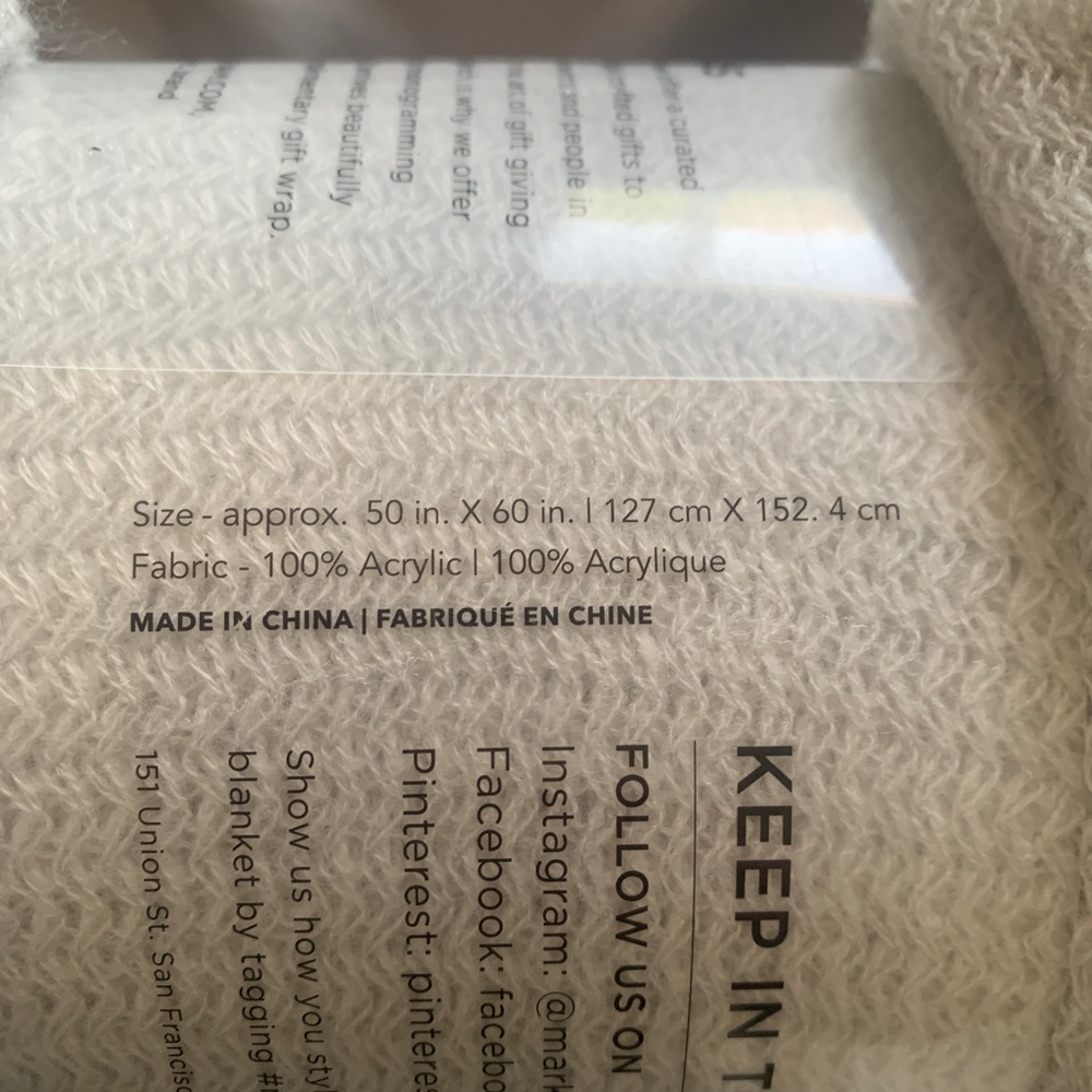 Throw Blanket - Picture 2 of 4
